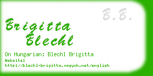 brigitta blechl business card